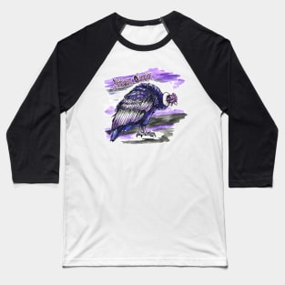 Pride Vulture: Asexual Andean Condor Baseball T-Shirt
